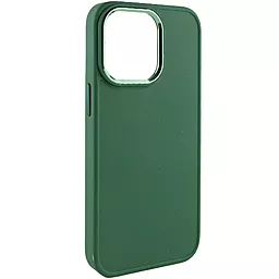 Чехол Epik TPU Bonbon Metal Style для Apple iPhone 14 Pro Army Green