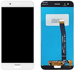 Дисплей Asus ZenFone 4 ZE554KL (Z01KD, Z01KDA, Z01KS) с тачскрином, White