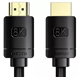 Відеокабель Baseus HDMI v2.1 8K 60hz 3m black (CAKGQ-L01)