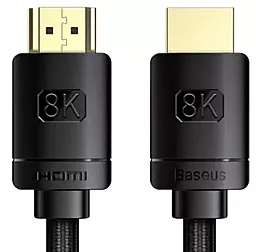 Видеокабель HDMI v2.1 8K 60hz 3m black (CAKGQ-L01) Baseus - фото Видеокабель HDMI v2.1 8K 60hz 3m black (CAKGQ-L01) Baseus