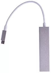 Upex USB Type-C - USB2.0x2/CardReader/RJ45 White (UP10128) - миниатюра 2