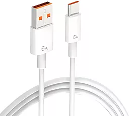 Кабель AC Prof Super SC06-2C USB-A - Type-C 66w 6a 2м Huawei SCP cable White - фото Кабель AC Prof Super SC06-2C USB-A - Type-C 66w 6a 2м Huawei SCP cable White