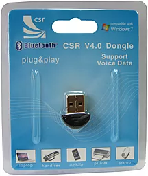 Bluetooth адаптер STLab Adapter USB 50m Bluetooth 4.0 Black - миниатюра 4
