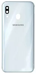 Задняя крышка корпуса Samsung Galaxy A30 A305 со стеклом камеры White