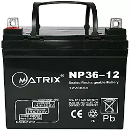 Аккумуляторная батарея Matrix 12V 36Ah (NP36-12) - миниатюра 2