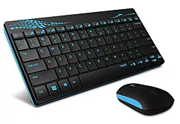 Комплект (клавіатура+мишка) Rapoo 8000 Wireless Blue