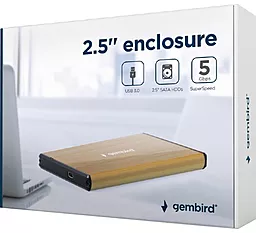 Карман для HDD Gembird EE2-U3S-3-GL 2.5" SATA to USB 3.0 - миниатюра 2