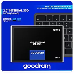 Накопичувач SSD GooDRam CL100 120 GB (SSDPR-CL100-120-G3) - мініатюра 8
