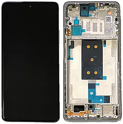 Дисплей Xiaomi 11T, 11T Pro с тачскрином и рамкой, оригинал, Silver - фото Дисплей Xiaomi 11T, 11T Pro с тачскрином и рамкой, оригинал, Silver