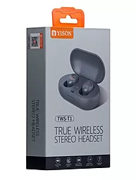 Навушники Yison TWS-T1 Grey - мініатюра 5