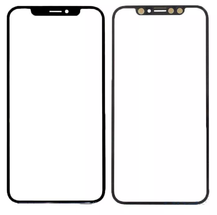 Корпусне скло дисплея Apple iPhone X Black - фото 1