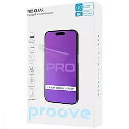 Защитная пленка Proove Hydrogel Screen Protection PRO  Clear