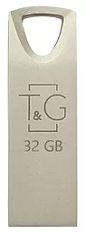 Флешка T&G 32GB Metal 117 Silver - фото Флешка T&G 32GB Metal 117 Silver