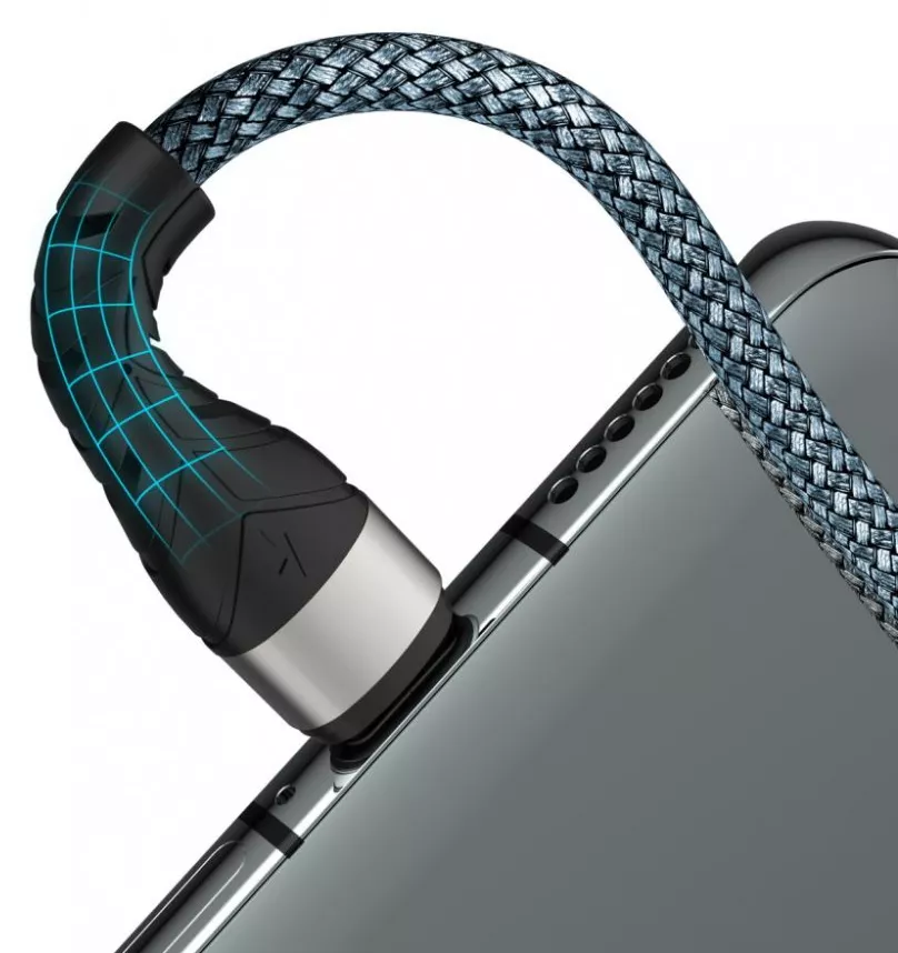 Кабель XO NB209 Braided USB-A - Lightning 12w 2.4a 1м cable Silver - фото 2