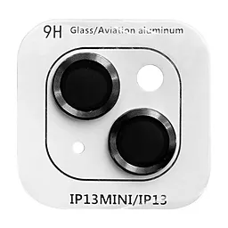 Защитное стекло Epik Metal Classic на камеру для Apple iPhone 13 mini, iPhone 13  Black