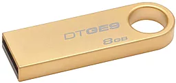 Флешка Kingston 8Gb DataTraveler GE9 (DTGE9/8GB) Gold - фото Флешка Kingston 8Gb DataTraveler GE9 (DTGE9/8GB) Gold