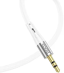 Аудио кабель Hoco UPA22 Aux mini Jack 3.5 mm M/M Cable 1 м Silver - миниатюра 3