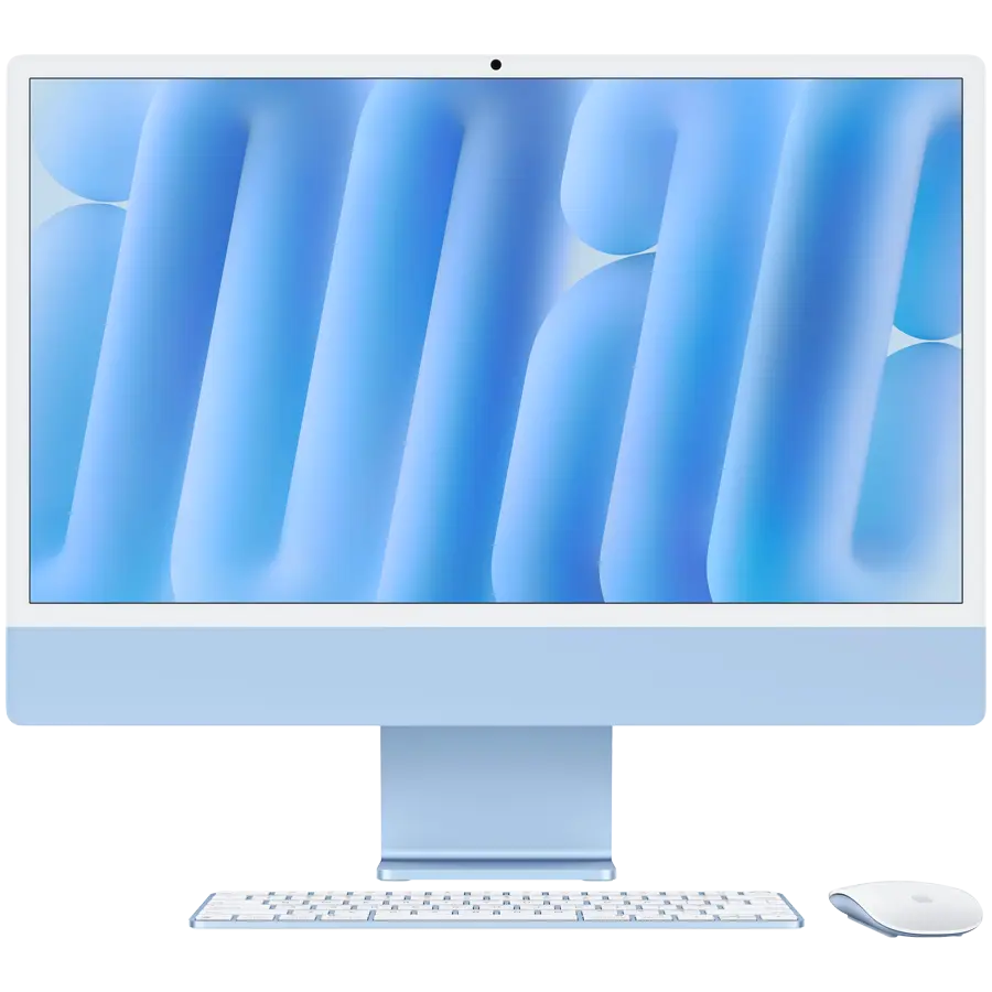 Моноблок Apple iMac 24 M4 Blue (MWV13) - фото 1