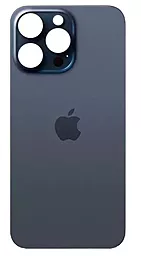 Задняя крышка корпуса Apple iPhone 15 Pro (small hole) Original Blue Titanium - фото Задняя крышка корпуса Apple iPhone 15 Pro (small hole) Original Blue Titanium