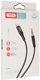 Аудио кабель XO NBR155A AUX mini Jack 3.5mm - Lightning M/M Cable 1 м black - миниатюра 3