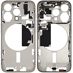 Рамка корпуса Apple iPhone 15 Pro, USA version, Original Natural Titanium - фото Рамка корпуса Apple iPhone 15 Pro, USA version, Original Natural Titanium