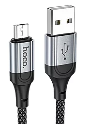 Кабель Hoco X102 Fresh USB-A - micro USB 12w 2.4a 1м cable Black