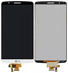Дисплей LG G3 (D850, D851, D855, D856, D858, D859, LS990, VS985) с тачскрином, White
