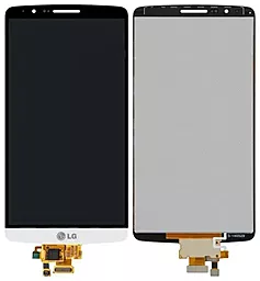 Дисплей LG G3 з тачскріном, White - фото Дисплей LG G3 з тачскріном, White