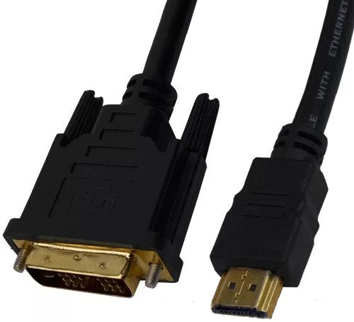 Видеокабель 1TOUCH HDMI to DVI 3м Black - фото 1