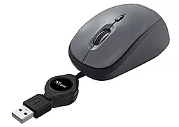 Компьютерная мышка Trust Yvi Retractable Mouse (19651) Black - фото Компьютерная мышка Trust Yvi Retractable Mouse (19651) Black