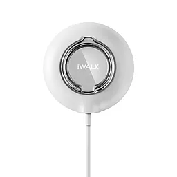 Беспроводное (индукционное) зарядное устройство iWalk Crazy Cable Mag 15w wireless charger white (MCC010)