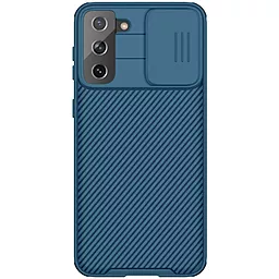 Чехол Nillkin Camshield (шторка на камеру) для Samsung Galaxy S21+ Синий / Blue