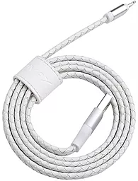 Кабель Momax USB-A - Lightning 12w 2.4a 1м cable White (DL2) - фото Кабель Momax USB-A - Lightning 12w 2.4a 1м cable White (DL2)