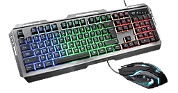 Комплект (клавіатура+мишка) Trust GXT 845 Tural Gaming Combo (22457) Black