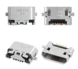 Роз'єм зарядки Nokia X2 Dual / Asha 502 Dual / Lumia 822 5 pin, Micro-USB - фото Роз'єм зарядки Nokia X2 Dual / Asha 502 Dual / Lumia 822 5 pin, Micro-USB