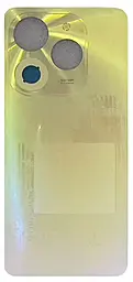 Задняя крышка корпуса Tecno Spark 20C Alpenglow Gold - фото Задняя крышка корпуса Tecno Spark 20C Alpenglow Gold