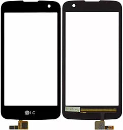 Сенсор (тачскрин) LG K4 2016 (без отверстия под датчик, K120E, K121, K130E) Black - фото Сенсор (тачскрин) LG K4 2016 (без отверстия под датчик, K120E, K121, K130E) Black