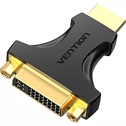 Видео переходник (адаптер) HDMI - DVI-I (24+5) 1080 60hz black (AIKB0) Vention - фото Видео переходник (адаптер) HDMI - DVI-I (24+5) 1080 60hz black (AIKB0) Vention