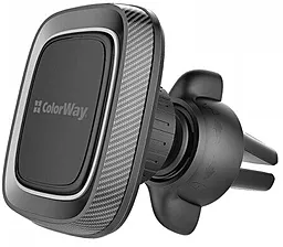 Держатель магнитный ColorWay Air Vent-2 Grey (CW-CHM05-GR) - фото Держатель магнитный ColorWay Air Vent-2 Grey (CW-CHM05-GR)