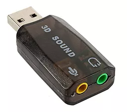 Внешняя звуковая USB карта Sound Adapter USB - 2x3.5mm