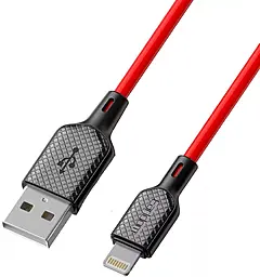 Кабель Earldom EC-154L USB-A - Lightning 12w 2.4a 1м cable red - фото Кабель Earldom EC-154L USB-A - Lightning 12w 2.4a 1м cable red
