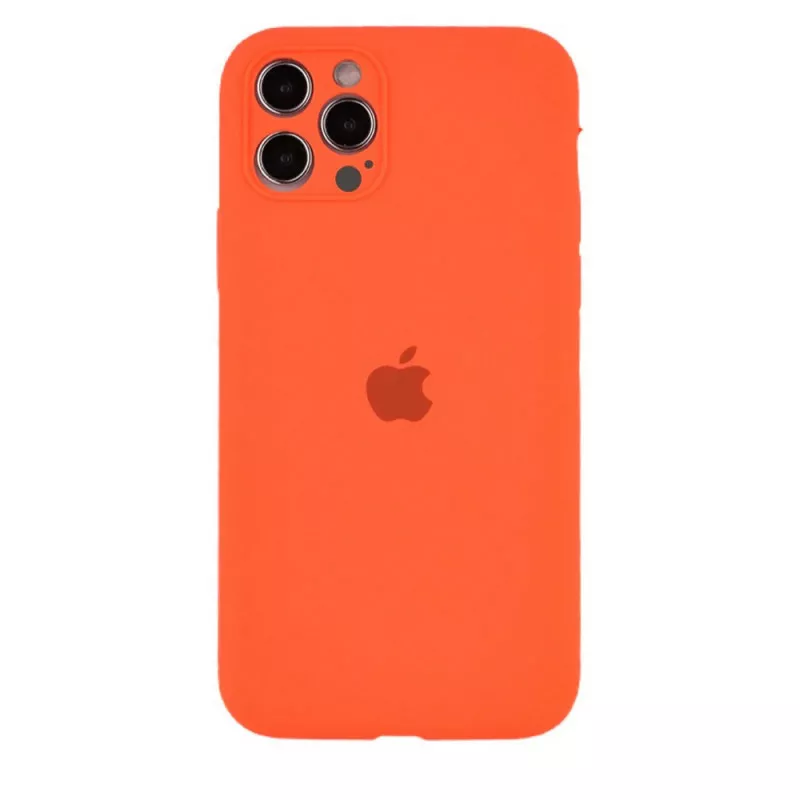Чехол Silicone Case Full Camera для Apple iPhone 11 Pro Max Orange - фото 1