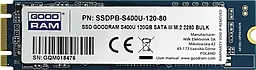 SSD Накопитель GooDRam S400u 240 GB M.2 2280 SATA 3 (SSDPR-S400U-240-80)