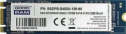 SSD Накопитель GooDRam S400u 240 GB M.2 2280 SATA 3 (SSDPR-S400U-240-80) - фото SSD Накопитель GooDRam S400u 240 GB M.2 2280 SATA 3 (SSDPR-S400U-240-80)