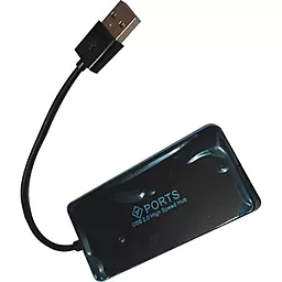 USB хаб (концентратор) Atcom TD4005 4 х USB 2.0 (AT10725) Black