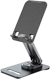 Подставка Hoco PH48 Fun Dual Axis 360 Rotating Tablet Desktop Holder Black - фото Подставка Hoco PH48 Fun Dual Axis 360 Rotating Tablet Desktop Holder Black
