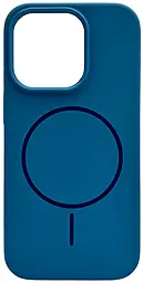 Чохол Silicone Case Full Fine Ring MagSafe для Apple iPhone 15 Pro Azure - фото Чохол Silicone Case Full Fine Ring MagSafe для Apple iPhone 15 Pro Azure