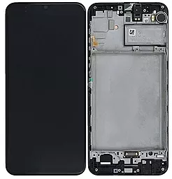 Дисплей Samsung Galaxy M22 M225 з тачскріном і рамкою, (OLED), Black