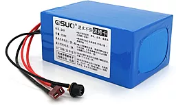 Аккумуляторная батарея QiSuo QS-2415 24V 15A с элементами Li-ion 18650 DC: 5.5x2.1 T-2HQ