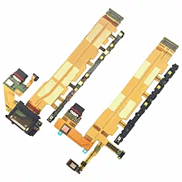 Нижний шлейф Sony Xperia Z3 Plus E6533 Dual / E6553 / Z4 с кнопкой включения, с кнопками громкости, с кнопкой камеры и разъемом зарядки - фото Нижний шлейф Sony Xperia Z3 Plus E6533 Dual / E6553 / Z4 с кнопкой включения, с кнопками громкости, с кнопкой камеры и разъемом зарядки